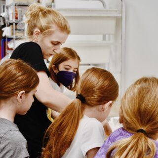 Jenna reaching young girls to bake