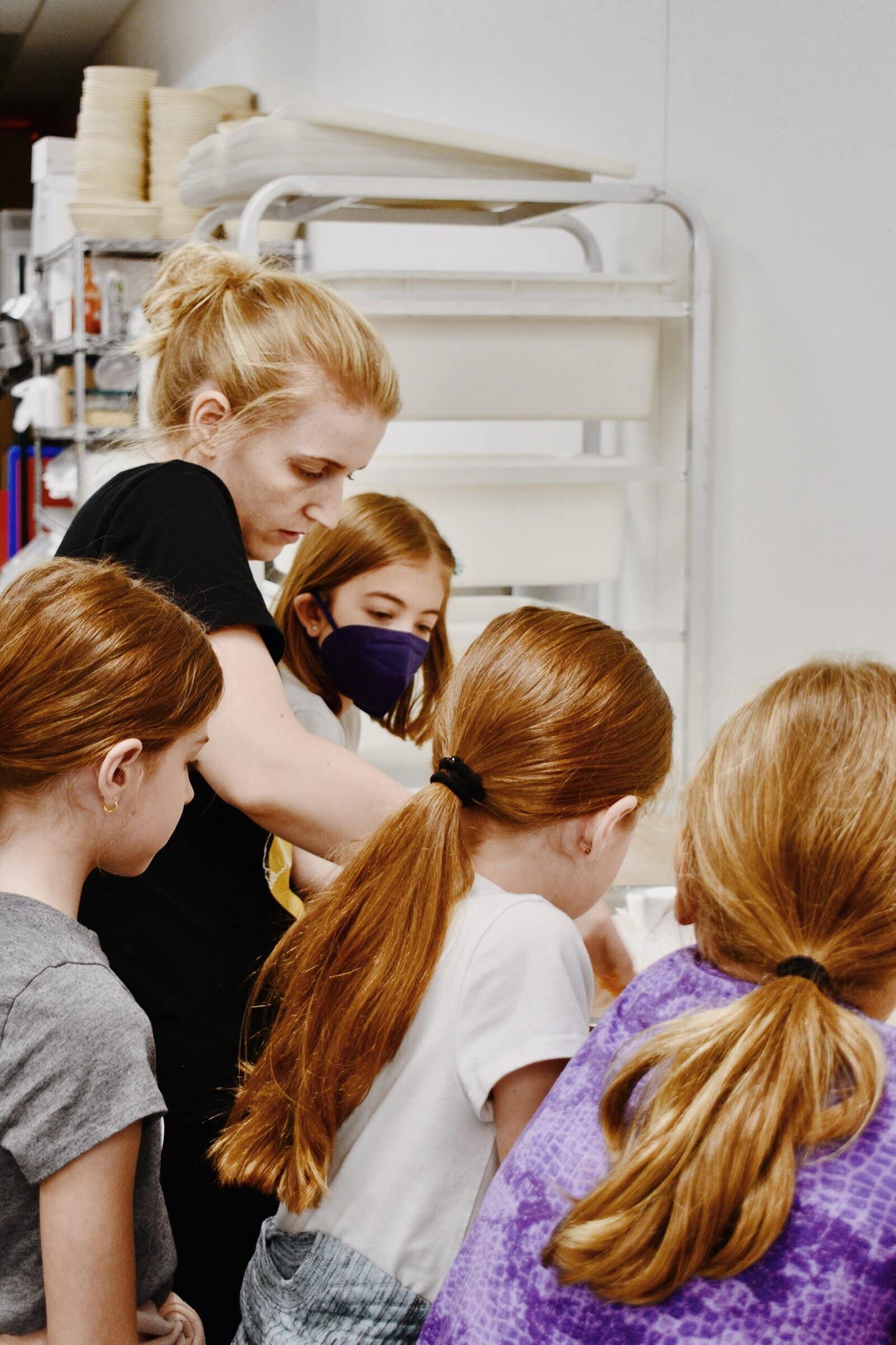 Jenna reaching young girls to bake