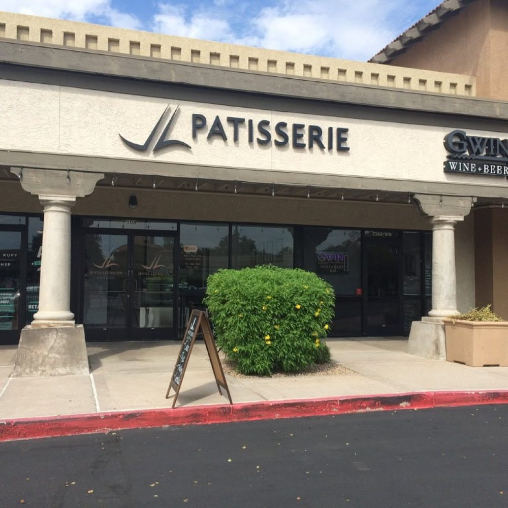 JL Patisserie - Store front in Scottsdale AZ Patisserie Boulanger High end French, catering and Gluten free options