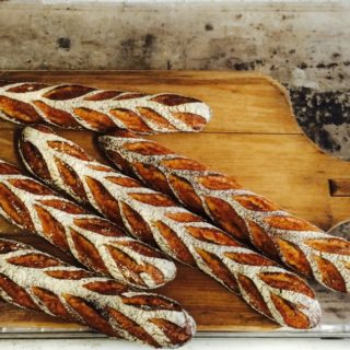 Sourdough baguettes